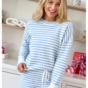 Pink Lily Stripped Sweater